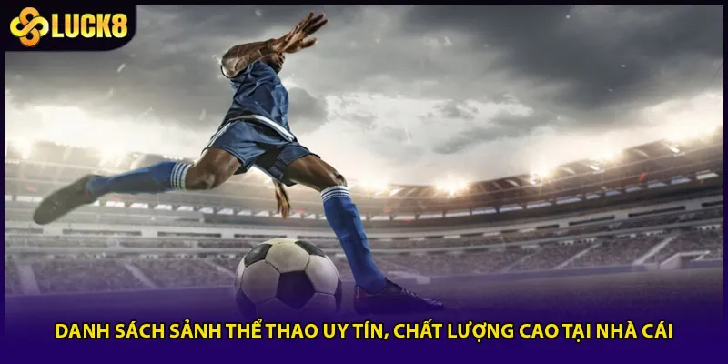 Danh sách sảnh thể thao uy tín, chất lượng cao tại nhà cái